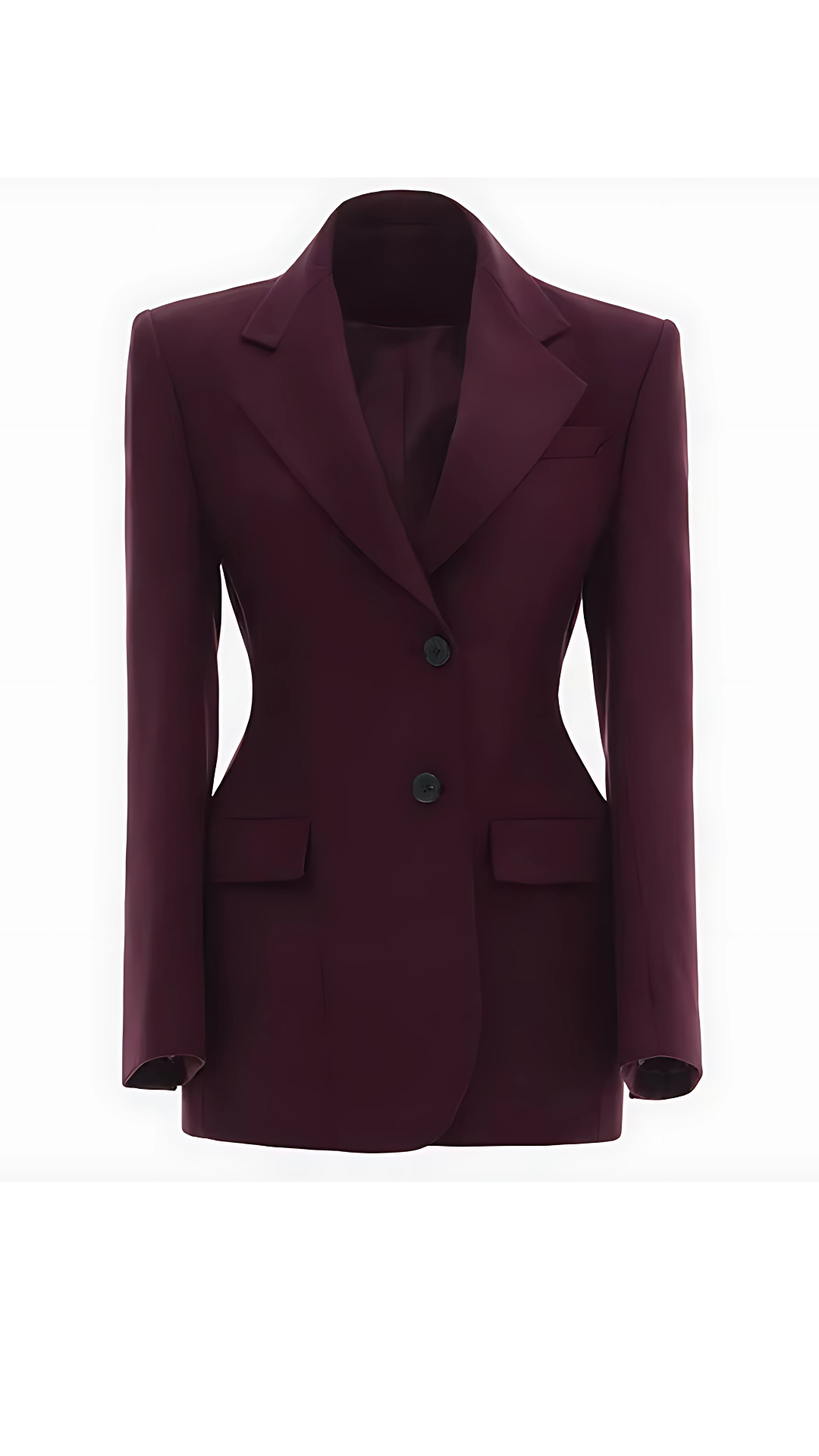 Eleganter Damen-Blazer mit Revers, schmalen Schulterpolstern und vollen Ärmeln – Perfekt für Office & Street Style