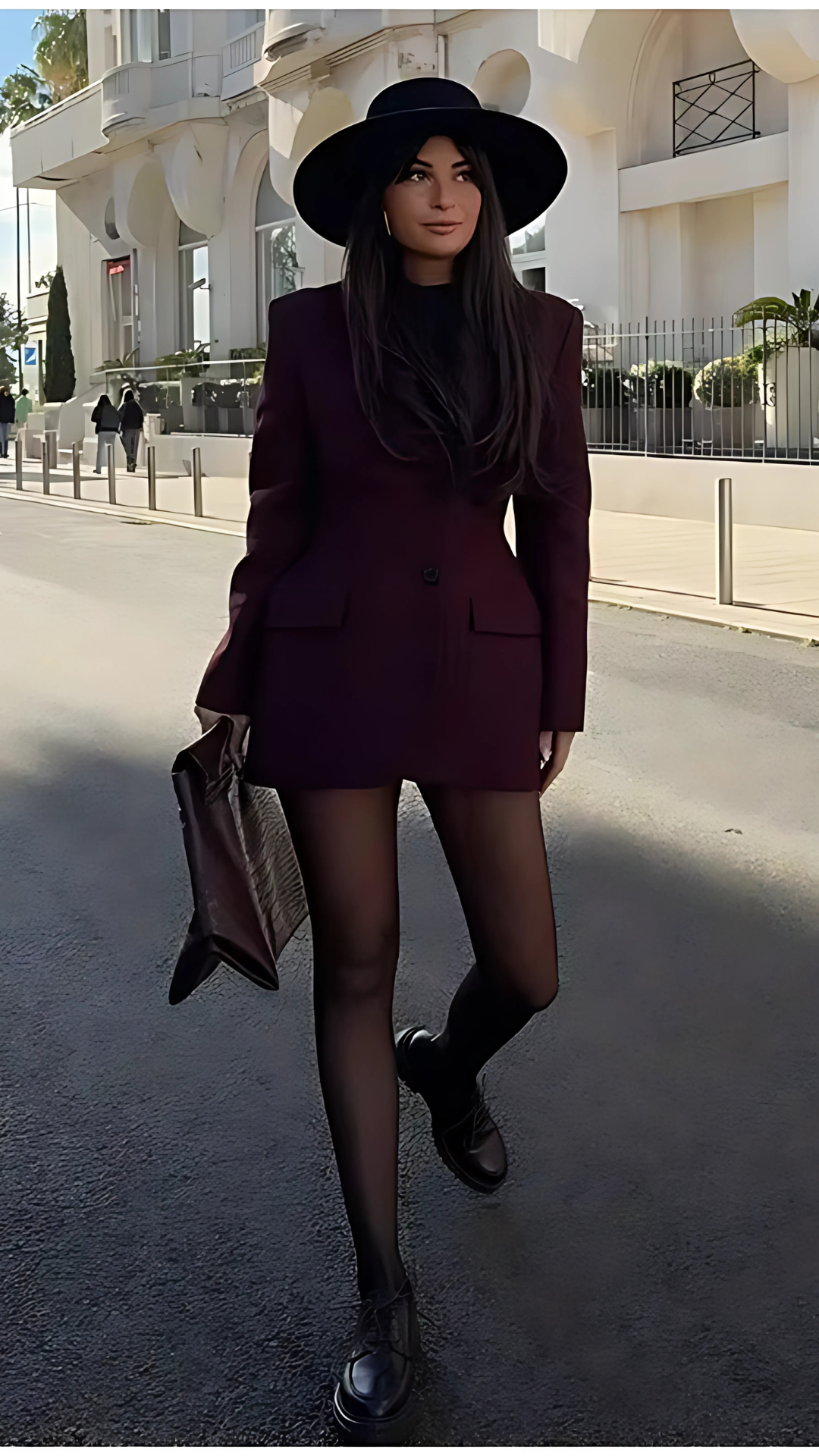 Eleganter Damen-Blazer mit Revers, schmalen Schulterpolstern und vollen Ärmeln – Perfekt für Office & Street Style