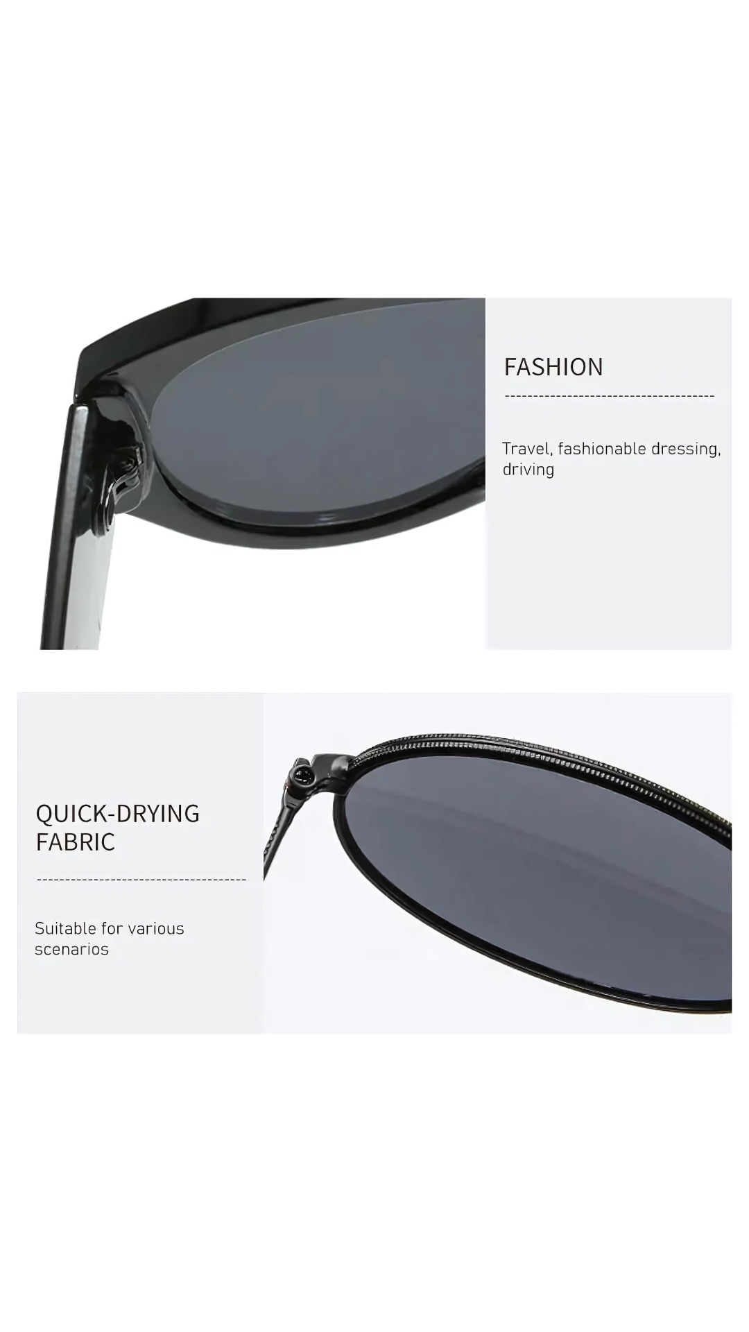 Übergroße Retro Brille