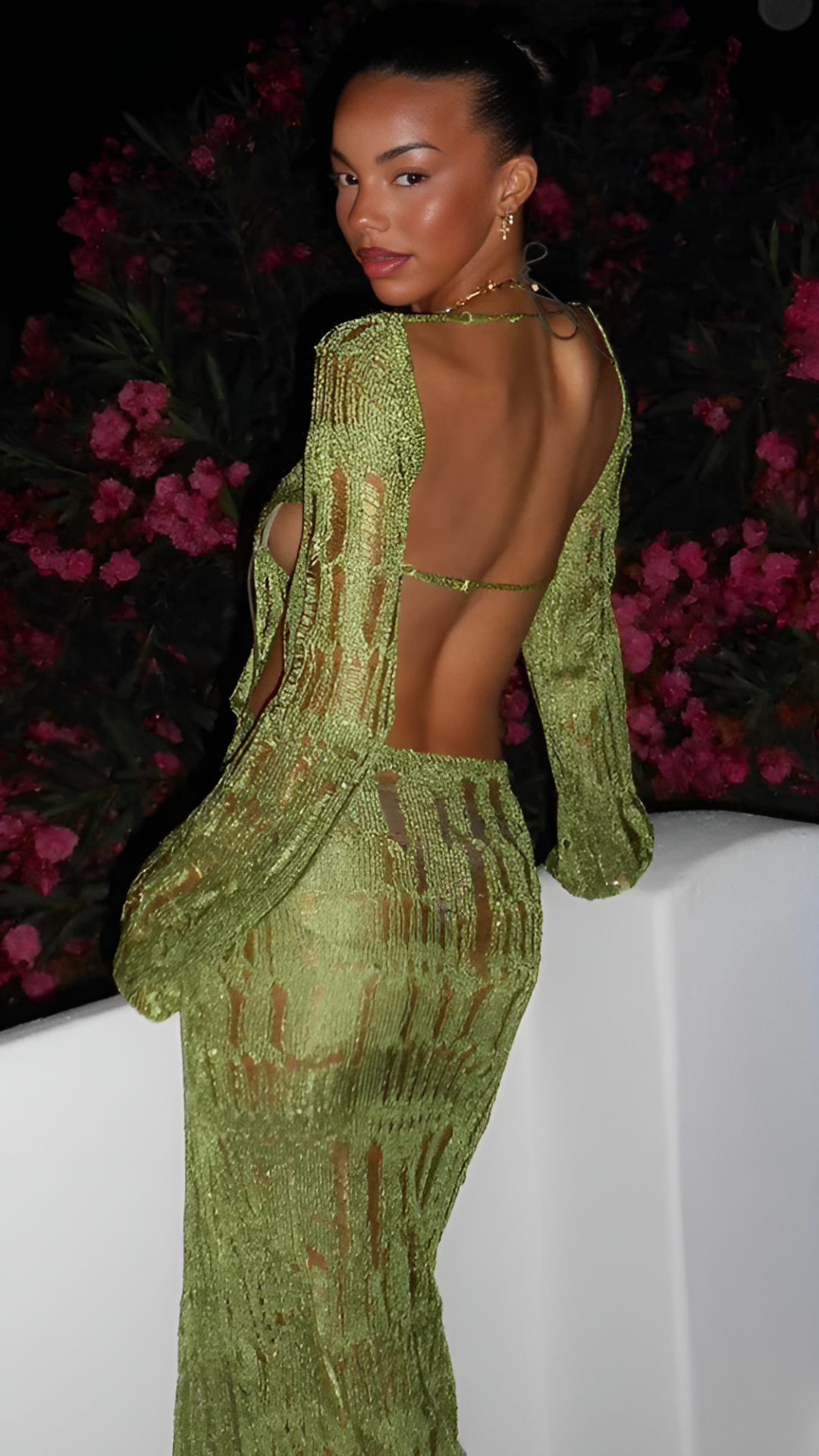 Rückenfreies Kleid ZELLA